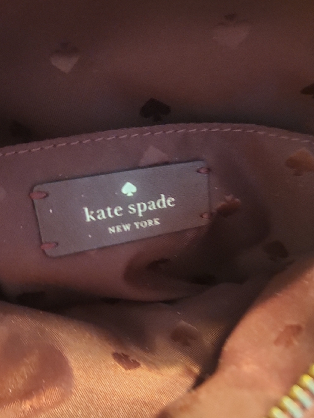 kate spade ♠️ Quilted Mini Backpack in Plum - Picture 5 of 12